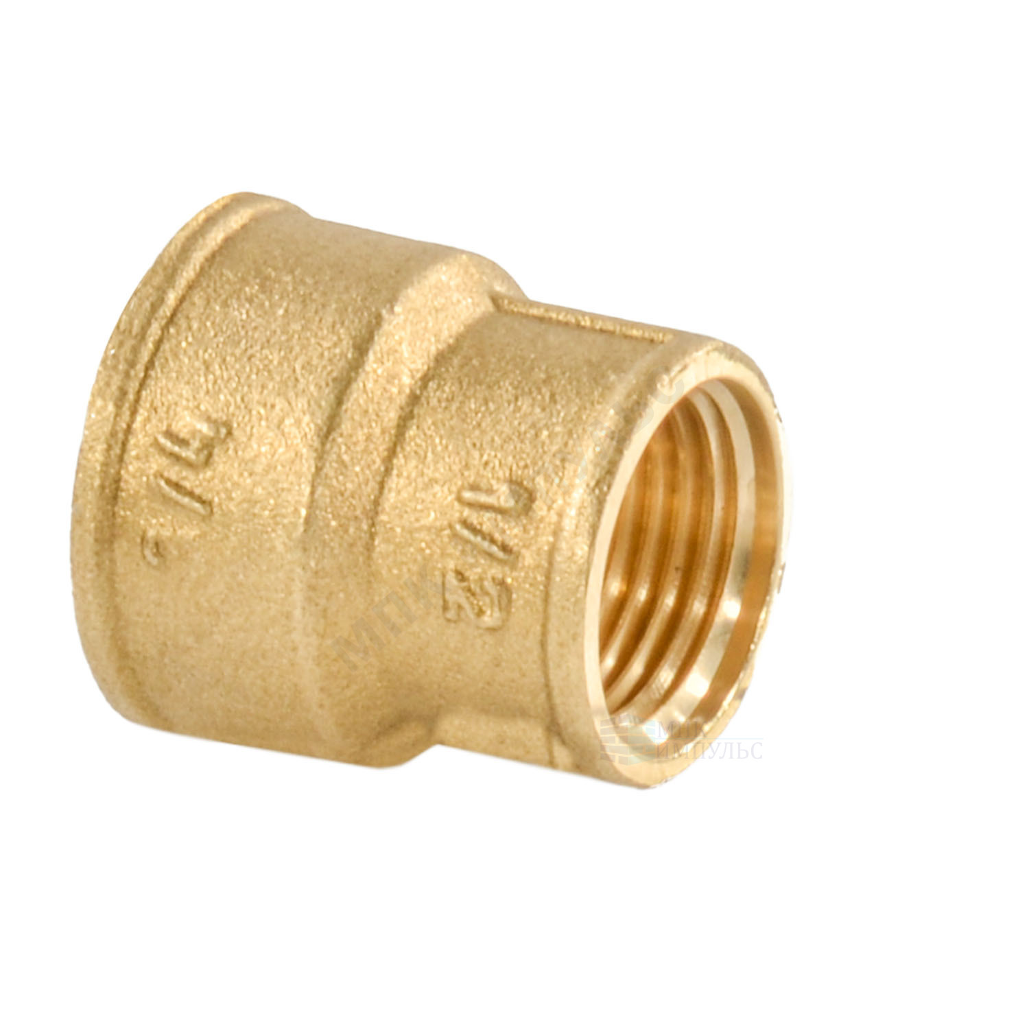 Муфта латунь переходная Ду 32х20 (1 1/4"х3/4") ВР/ВР VALFEX VF.240.L.114.034 — изображение 5