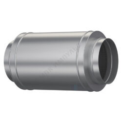Шумоглушитель круглый D400 L=600мм сталь оц ERA PRO 400MDGL600