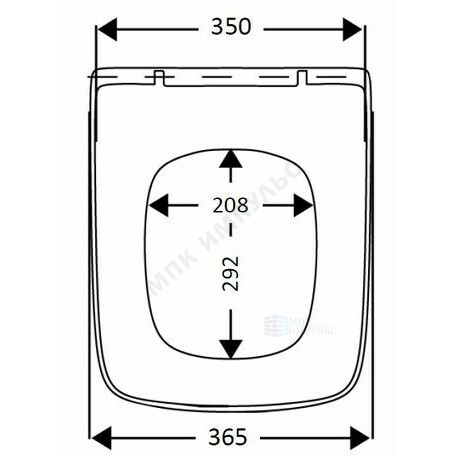 Сиденье для унитаза дюропласт белое Debba Roca 8019D0004 — изображение 2
