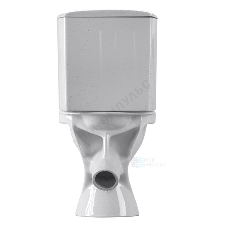 Унитаз-компакт косой выпуск нижний подвод с арматурой 1/реж слив кнопка с сиденьем краповый Вест Santeri 1.P201.8.S01.00B.F — изображение 3