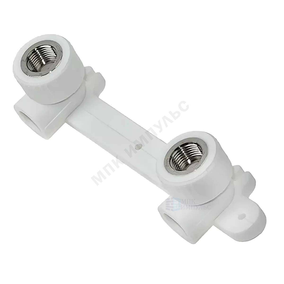 Планка монтажная PP-R белая Дн 20х1/2" ВР под смеситель с водорозетками PRO VALFEX 10124020-PRO