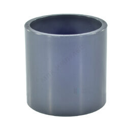 Муфта НПВХ Дн 20 Ру16 серая напорная под клеевое соединение Aquaviva MAD0200