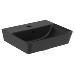 Умывальник подвесной CONNECT AIR 40 1 отверстие под смеситель по центру черный Ideal Standard E0307V3