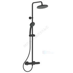 Система душевая с термостатическим смесителем черный матовый CERATHERM T25 Ideal Standard A7545XG