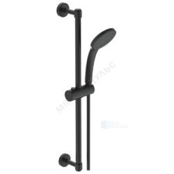 Гарнитур душевой черный матовый IDEALRAIN SOFT M1 Ideal Standard BD142XG