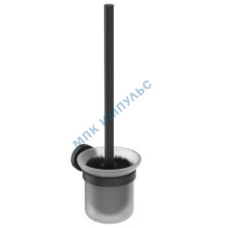 Ершик для унитаза с держателем IOM черный матовый Ideal Standard A9119XG