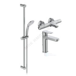 Промо-комплект для ванны с душем хром CERATHERM T100 Ideal Standard BC985AA