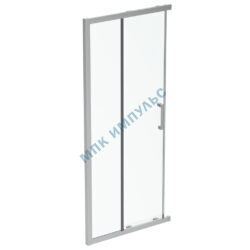 Дверь душевая CONNECT 2 Corner Square/Rectangular реверсивная 900х1950 мм алюминиевый профиль Ideal Standard K9261EO .