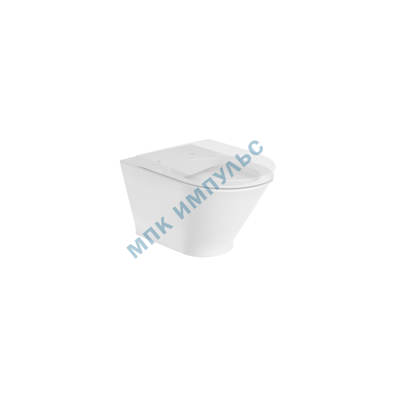 Унитаз подвесной горизонтальный выпуск без сиденья The Gap Round Rimless Roca 3460NL000