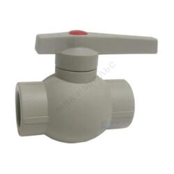 Кран шаровой PP-R серый Дн 50 внутренняя пайка OPTIMA VALFEX VALF 10145050Г