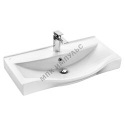 Умывальник мебельный Беверли 80 1 отверстие под смеситель по центру Santek 1.WH30.2.422