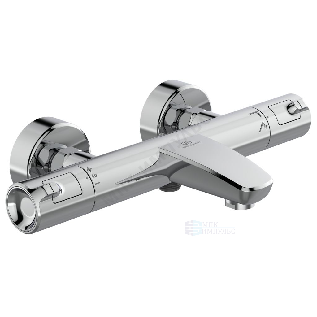 Смеситель для ванны с душем термостат хром CERATHERM T50 Ideal Standard A7223AA