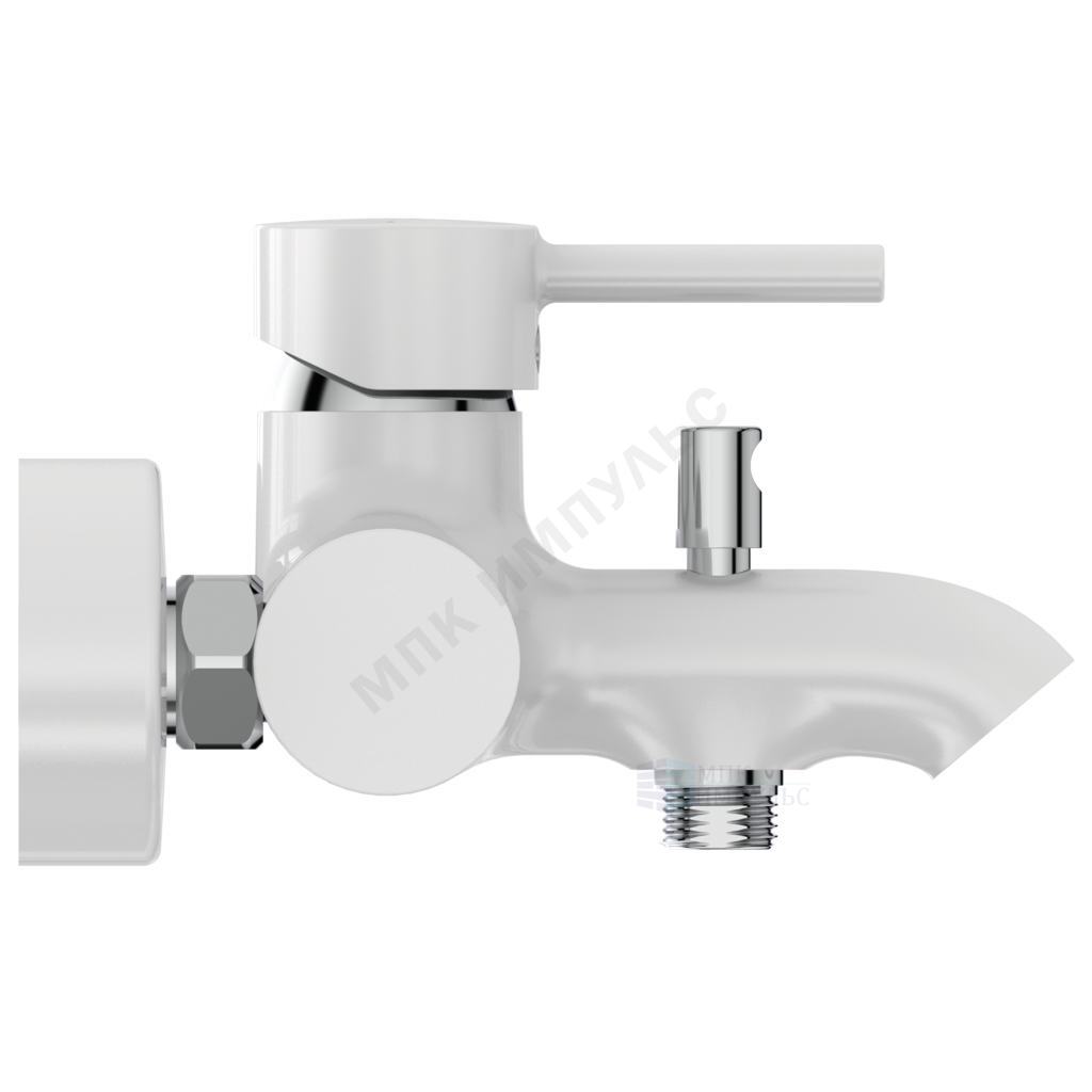 Смеситель для ванны с душем одноручный белый/хром CERALINE Ideal Standard BC199U5 — изображение 2