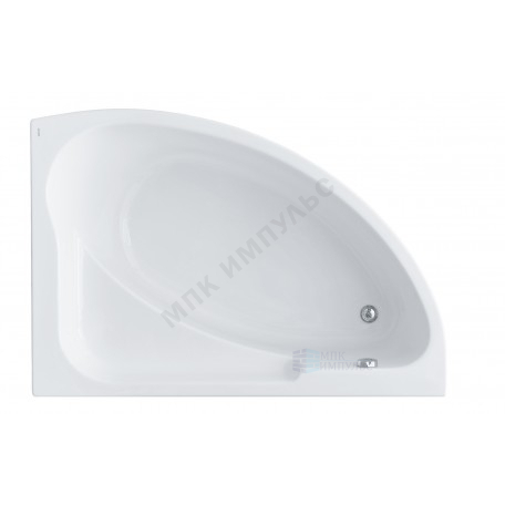 Ванна акриловая Гоа R 150х100см без ножек правосторонняя Santek 1.WH11.2.032