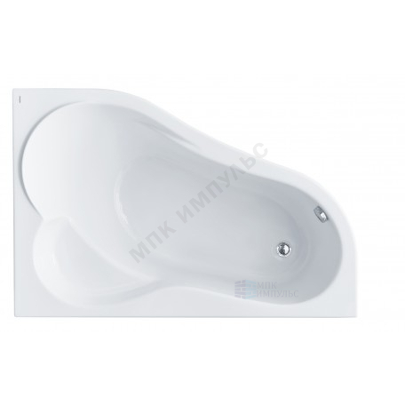 Ванна акриловая Ибица R 150х100см без ножек правосторонняя Santek 1.WH11.2.035