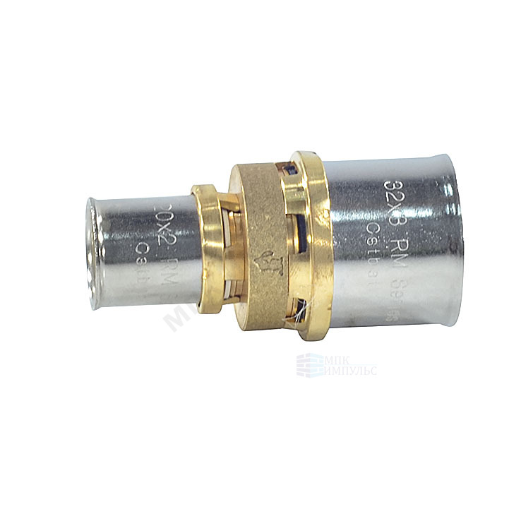Муфта переходная для МП/PE-X труб латунь пресс Дн 26х20 RM103 Giacomini RM103Y018 — изображение 2