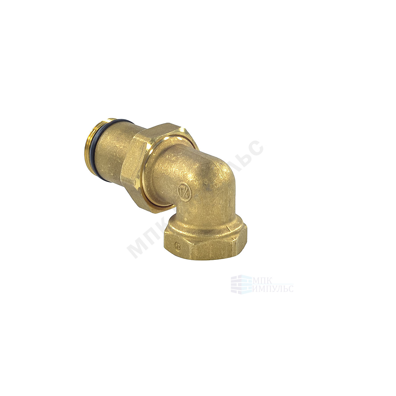 Соединитель латунь американка Ду 32 (1 1/4") угловой ВР/НР R19DL Giacomini R19DY016 — изображение 2