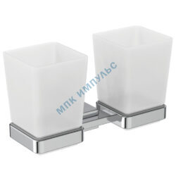 Стакан с держателем 2шт IOM Square хром Ideal Standard E2205AA