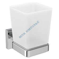 Стакан с держателем IOM Square хром Ideal Standard E2204AA