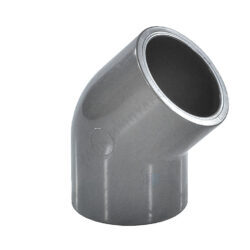 Отвод НПВХ Дн 90х45гр Ру10 под клеевое соединение Агригазполимер 206-033