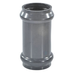 Муфта НПВХ SDR26 ремонтная Дн 160 Ру10 серая напорная раструбная под соединение с уплотнительным кольцом в/к Aquaviva AQV101160
