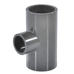 Тройник НПВХ переходной Дн 110х90х90гр Ру10 под клеевое соединение Агригазполимер 206-016