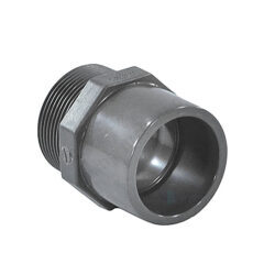 Ниппель НПВХ переходной Дн 110/90х2 1/2" Ру10 НР под клеевое соединение Агригазполимер 206-065