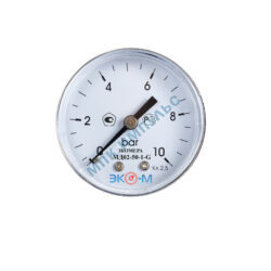 Манометр МД02 осевой Дк63мм 0-0,6 МПа кл.2,5 G1/4" ЭКОМЕРА МД02-63-G-0,6МПа-ОИ