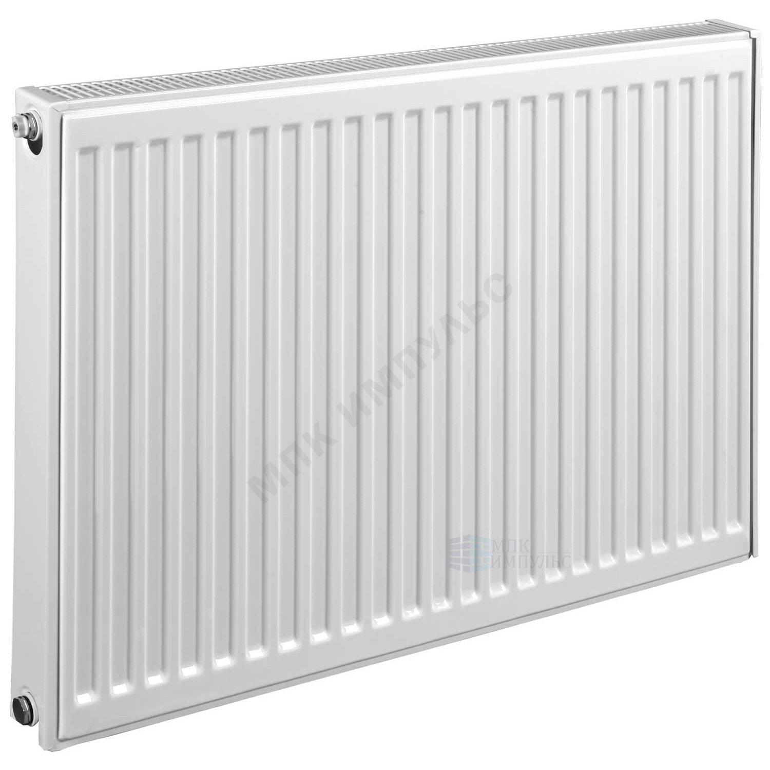 Радиатор стальной панельный Ventil Compact VC тип 21 400х1700 Qну=2397 Вт ниж/п в комплекте кронштейн. встроенный вентиль RAL 9016 (белый) Heaton