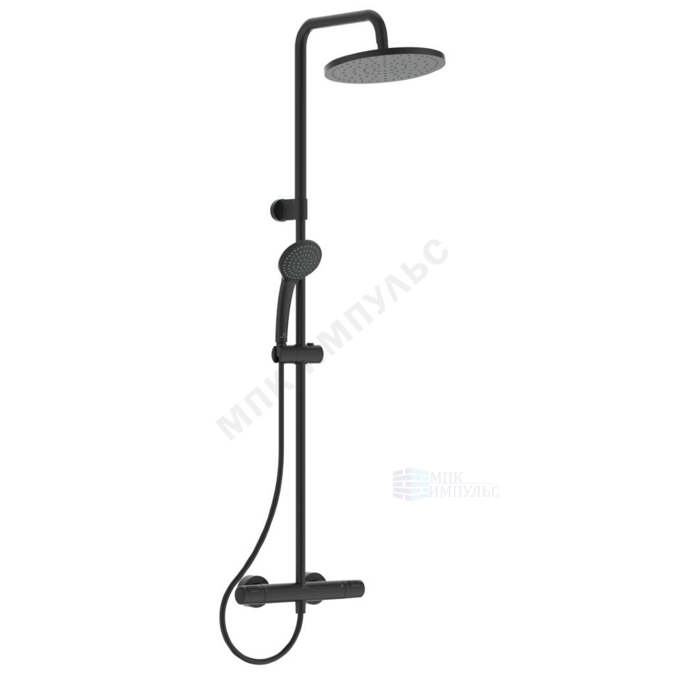 Система душевая с термостатическим смесителем черный матовый CERATHERM T25 Ideal Standard A7546XG — изображение 2