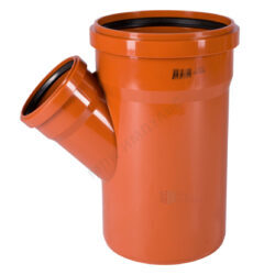 Тройник НПВХ коричневый Дн 250х160х45гр б/нап в/к KGEA Ostendorf 224320