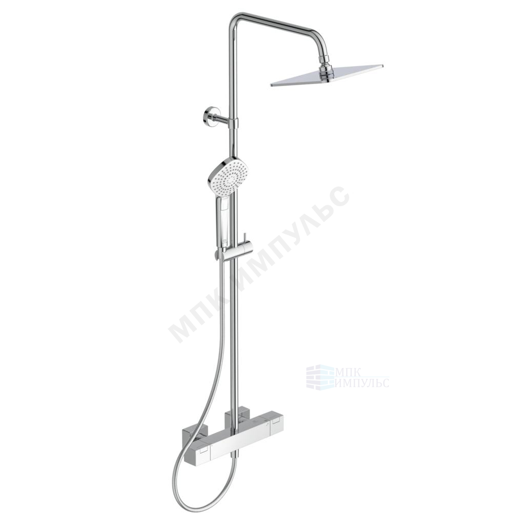 Система душевая с термостатическим смесителем хром CERATHERM C100 Ideal Standard A7540AA