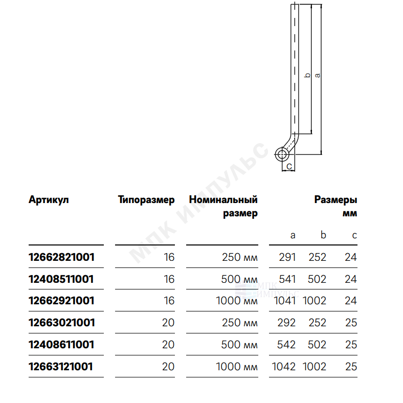 Тройник для подключения радиатора аксиальный нерж Дн 16х15х16 L=500мм RAUTITAN Rehau 12408511001 — изображение 2