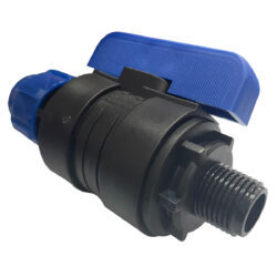 Кран шаровой компрессионный ПЭ Дн 20х3/4" НР Ру16 VALFEX 1210012620034