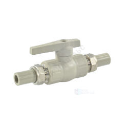 Кран шаровой PP-R полнопроходной серый Дн 20х3/4" VALFEX 20246020Г