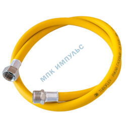 Подводка гибкая для газа ПВХ армированная 3/4" ш-г L=1м (евро слот) Tuboflex 00-00000068