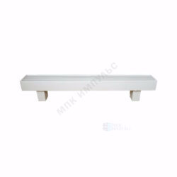Конвектор напольный Элегант Мини 130x130x1600 2то нв ниж/п RAL 9005 (чёрный янтарь) КЗТО