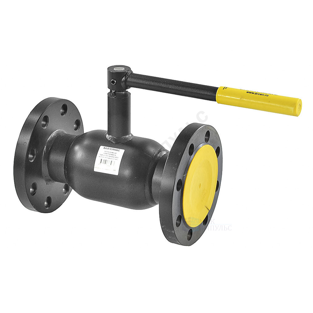 Кран шаровой сталь 09Г2С Ballomax КШТ 60.103 Ду 65 Ру25 фл L=270мм BROEN КШТ 60.103.065.А.25 — изображение 2
