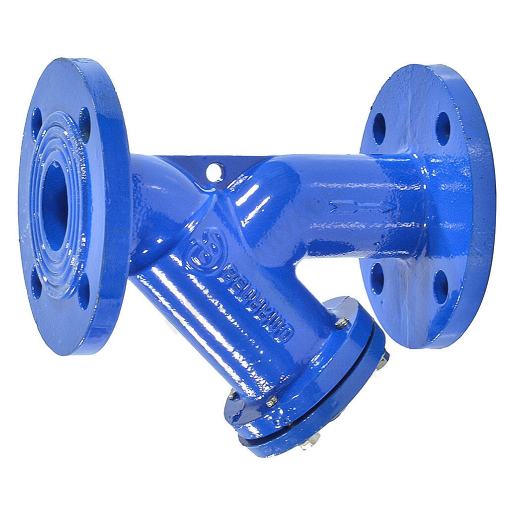 Фильтр сетчатый Y-образный чугун Ду 80 Ру16 Тмакс=120 oC фл ФСФ 5010 с пробкой Benarmo — изображение 3