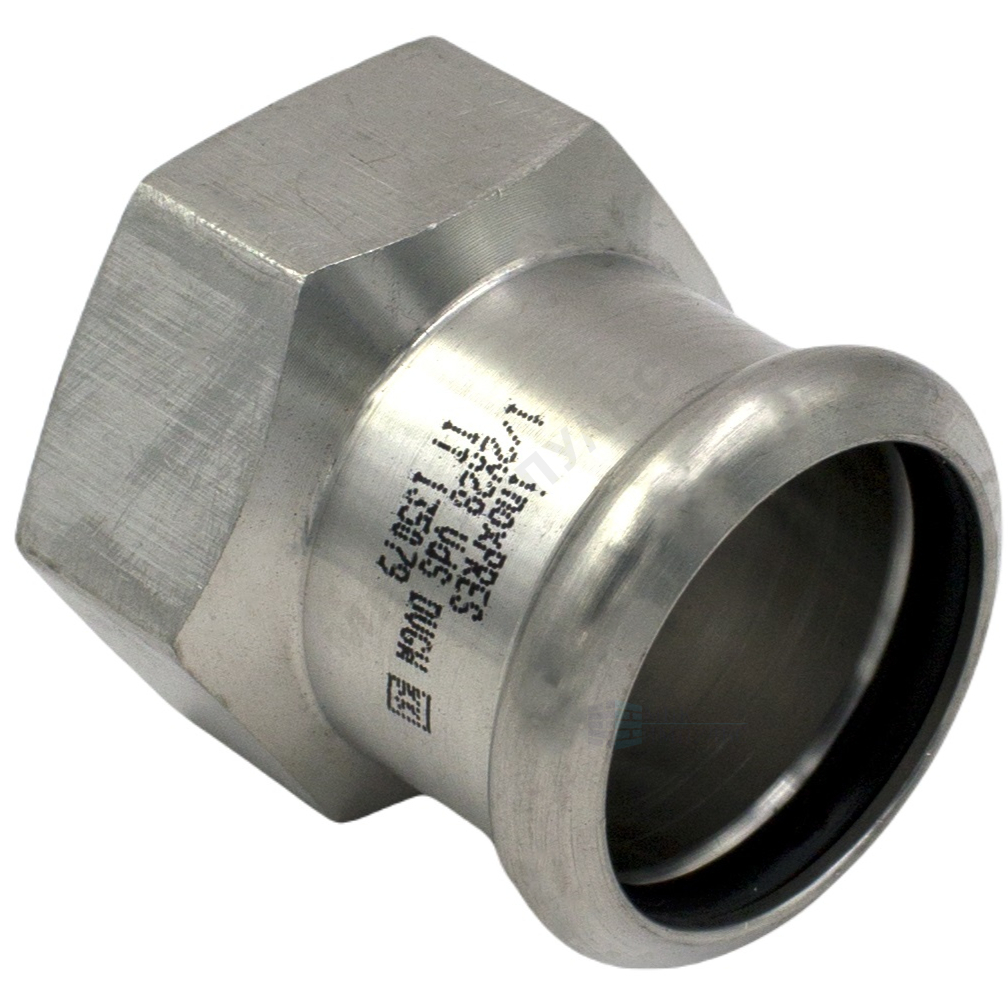 Муфта сталь нерж AISI 316L Дн 22х1/2" Ру16 пресс/ВР Inoxpres RM 190102022