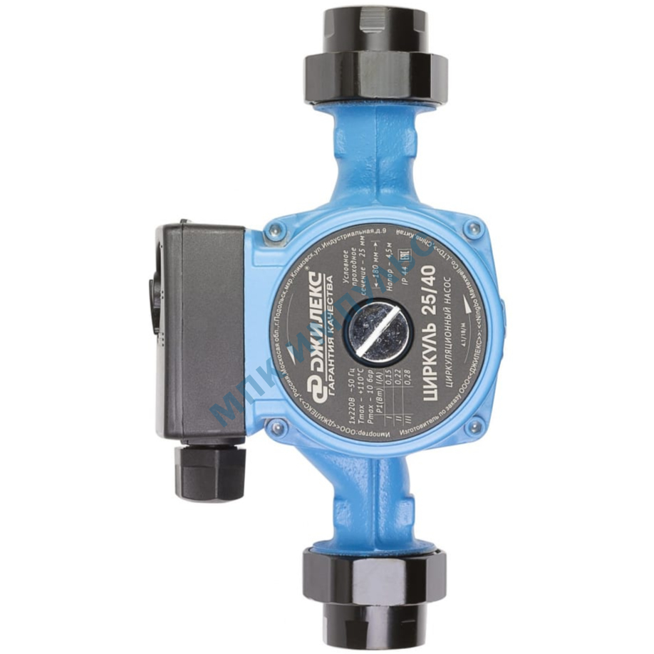 Насос циркуляционный с мокрым ротором Циркуль 32/40 PN10 1х220-240В/50 Гц Джилекс 3240