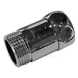 Соединитель для полотенцесушителя латунь Ду 20х15 3/4"x1/2" нак/гайка/НР прямой в/к отражатель хром FX121 SantechSystems