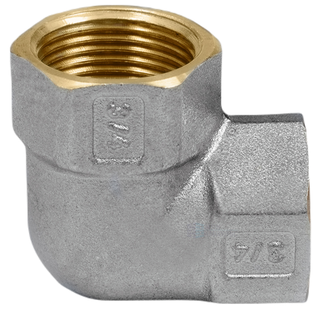 Угольник латунь никель Ду 15 (1/2") ВР/ВР 9001 ГОСТ 32585-2013 Aquasfera 9001-01 — изображение 14