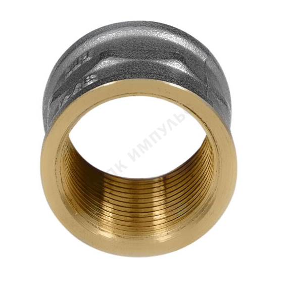 Муфта латунь никель Ду 20 (3/4") ВР/ВР 9018 ГОСТ 32585-2013 Aquasfera 9018-02 — изображение 12