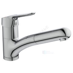 Смеситель для кухонной мойки одноручный излив с выдвижной лейкой хром CERAFLEX Ideal Standard BC143AA