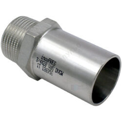 Переход сталь нерж AISI 316L Дн 22х3/4" Ру16 труба/НР Inoxpres RM 269304122