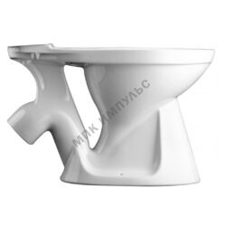 Чаша унитаза косой выпуск без сиденья белая Бриз Santek 1.WH11.0.384