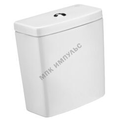 Бачок для унитаза нижний подвод без арматуры слив кнопка белый Лига Santek 1.WH30.1.856