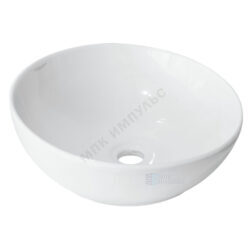 Умывальник мебельный Art Cut 40 без отверстия под смеситель белый Sanita Luxe ART40SLWB01C