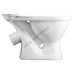 Чаша унитаза косой выпуск без сиденья белая Алькор Santek 1.WH30.1.859